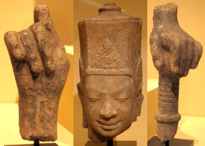 WLA haa Head and Two Hands of Vishnu Thailand Si Thep style