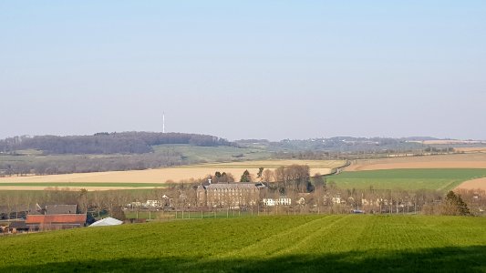 Wittem-zicht op het dorp