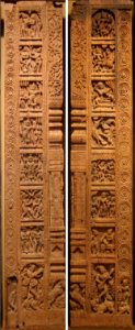 WLA haa Set of Two Temple Wall Panels Tamil Nadu 17th century photo