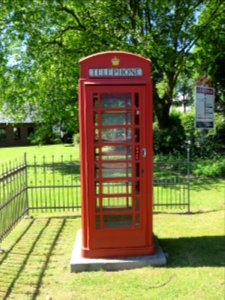 Witten englische Telefonzelle