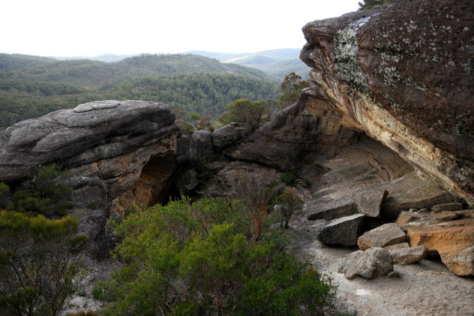 Wog Wog to Corang Peak, Corang Arch and Canowrie Brook, Morton National Park 189