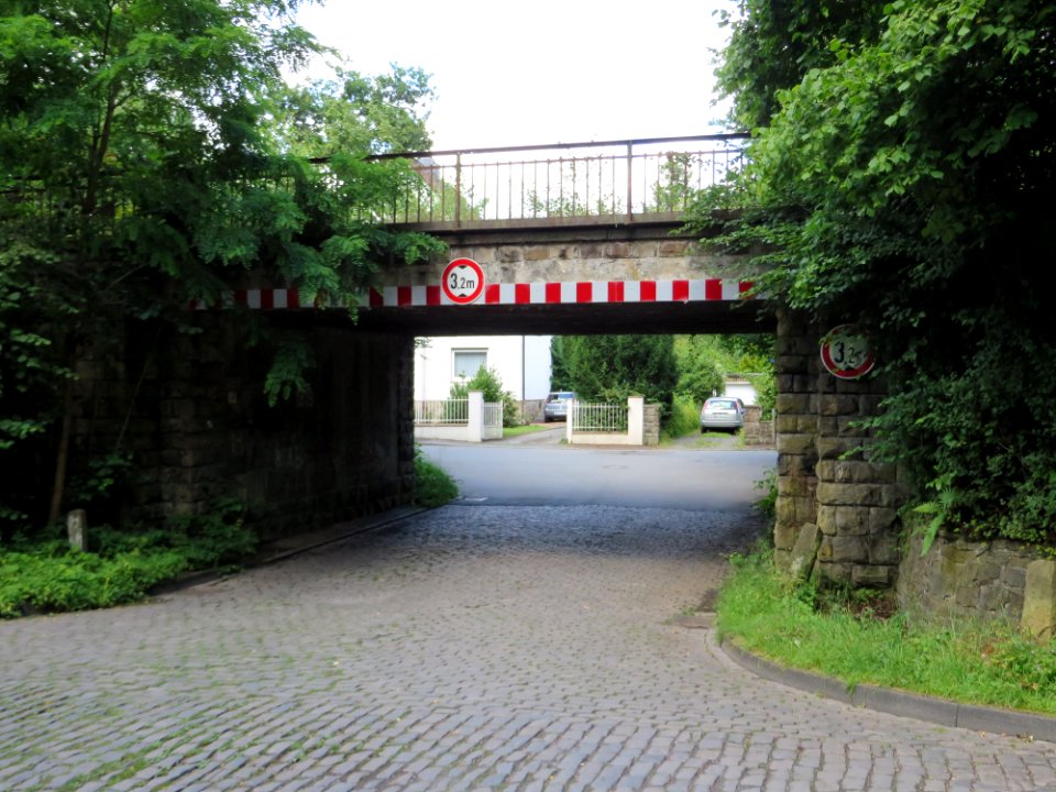Witten Brücke Uferstraße Im Klive
