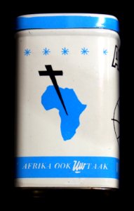 Witte Paters, Afrika voor Christus collecte busje, foto4