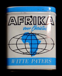 Witte Paters, Afrika voor Christus collecte busje, foto1