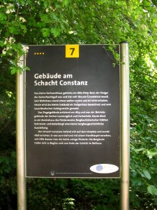 Witten Bergbauwanderweg Infotafel Station 7