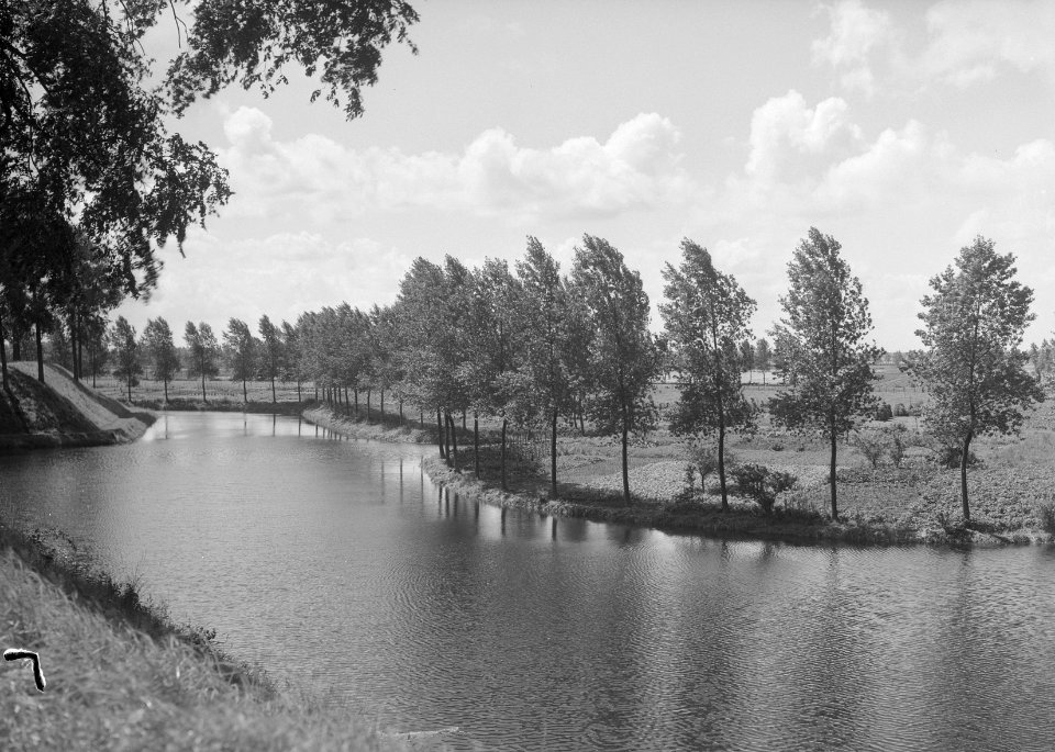 Woeste gronden, natuurschoon, panorama, stadswallen, Bestanddeelnr 162-1234