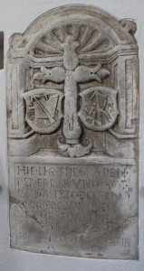 Wolfsberg - Pfarrkirche - Siebenschmerzenkapelle - Grabplatte