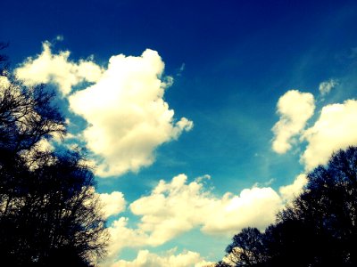 Wolken und Natur