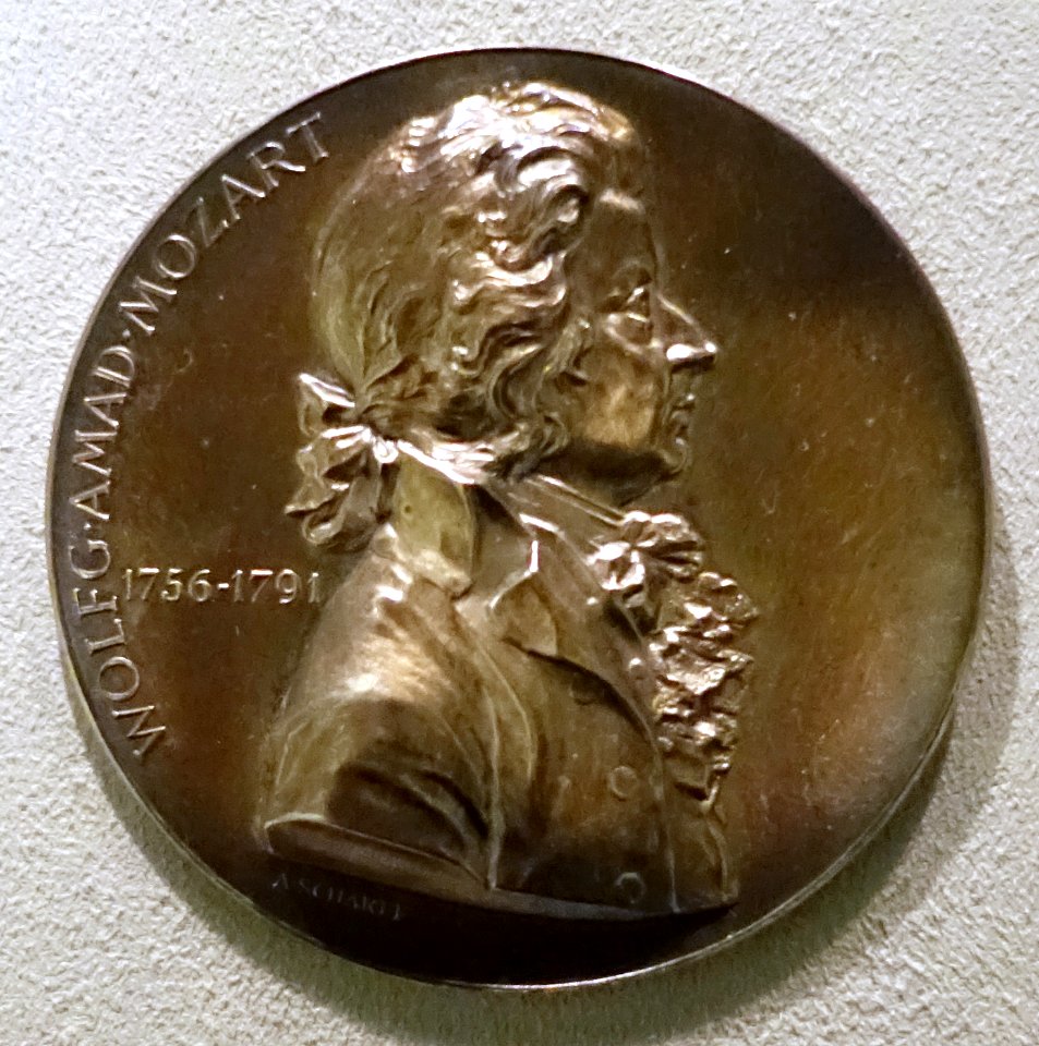 Wolfgang Amadeus Mozart in Vienna, by Anton Scharff, 1896 - Bode-Museum - DSC02845
