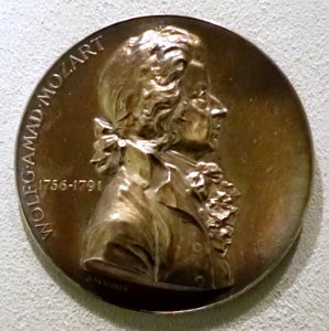 Wolfgang Amadeus Mozart in Vienna, by Anton Scharff, 1896 - Bode-Museum - DSC02845