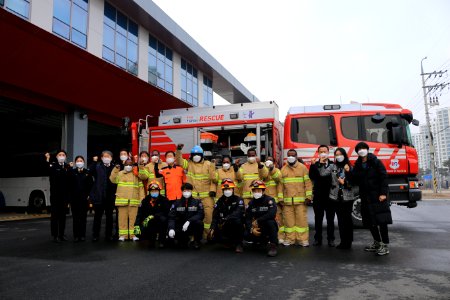 Wonju Severance Christian Hospital foreign medical trainees visited Wonju Fire Station IMG 0060