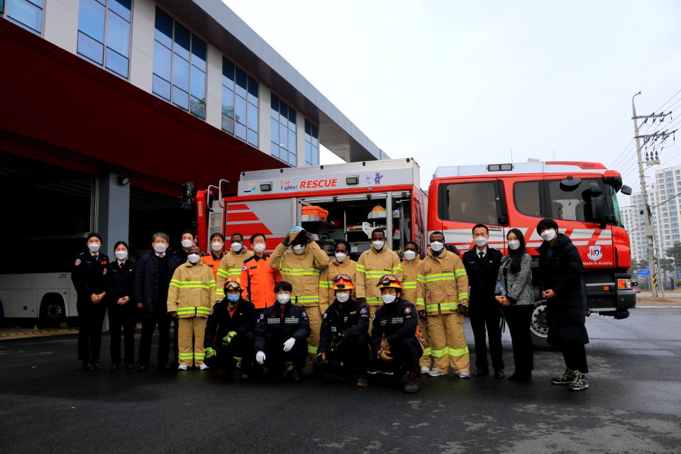 Wonju Severance Christian Hospital foreign medical trainees visited Wonju Fire Station IMG 0059