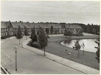 Woningen aan de Heussensstraat, noordoostzijde. NL-HlmNHA 54004537
