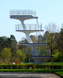 Wolfsburg VW-Bad Sprungturm