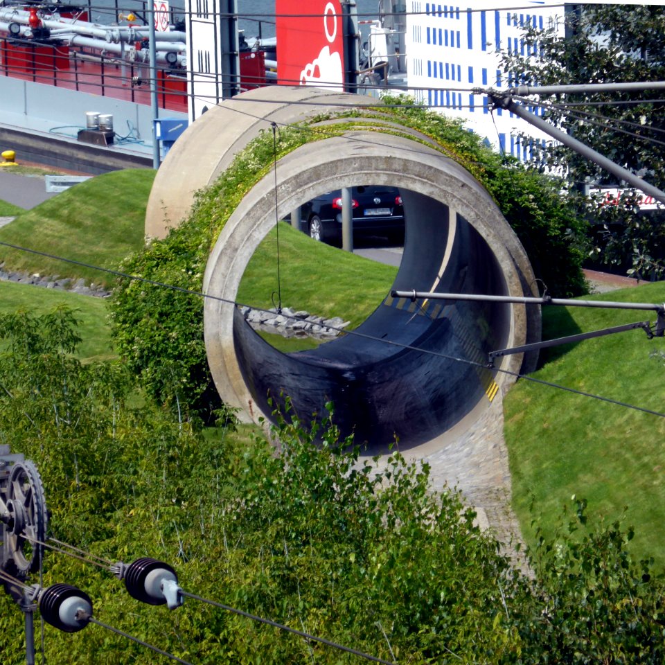 Wolfsburg, Geländeparcours, Röhrentunnel, 1