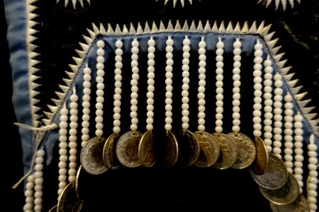 Woman's jacket detail, Meo Microwave, Mae Hong Son province, Northern Thailand, 2010 - Ethnological Museum, Berlin - DSC01392