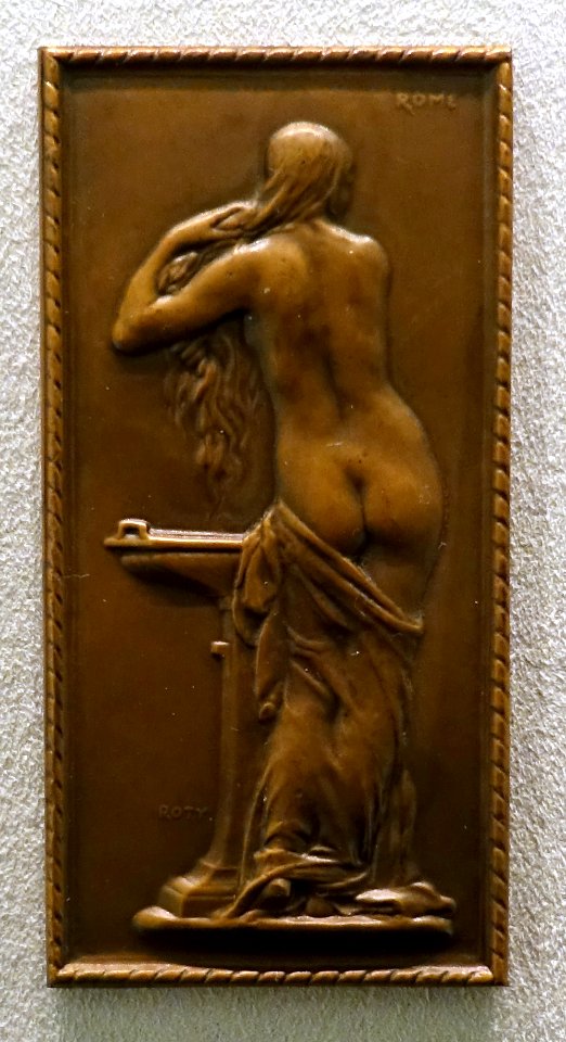 Woman at her toilet, by Oscar Roty, undated - Bode-Museum - DSC02843