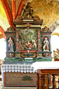 Wolsfeld Alte Kirche St.Hubertus Altar H1