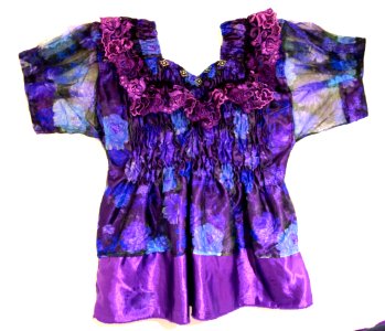 Woman's Traditional Dress (blouse), Kaqchikel Maya, Chimaltenango, c. 2013, cotton and synthetic - Textile Museum of Canada - DSC01442