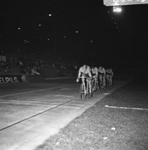 WK Wielrennen op de baan finale prof stayers. Italiaanse achtervolgingsploeg in , Bestanddeelnr 920-6495