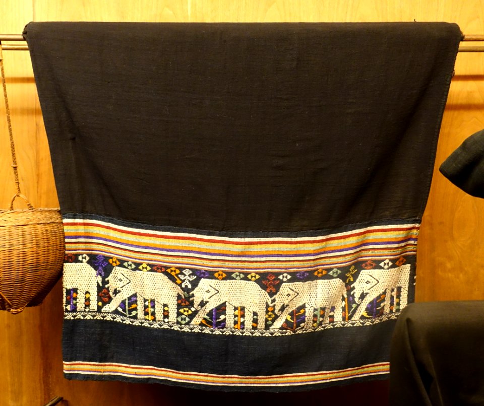 Woman's skirt, Tai (Thai Muong) - Vietnam Museum of Ethnology - Hanoi, Vietnam - DSC02867