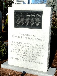 Woburn Service Women Memorial - Woburn, MA - DSC02772