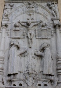 Wolfsberg - Pfarrkirche - Kapelle außen - Grabplatte1
