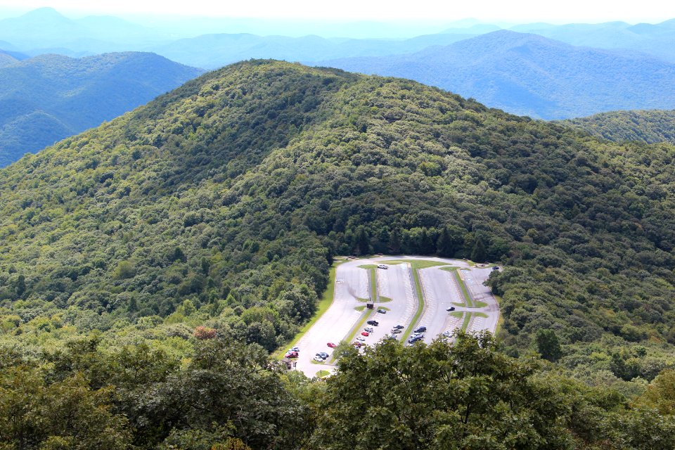 Wolfpen Ridge viewed from Brasstown Bald