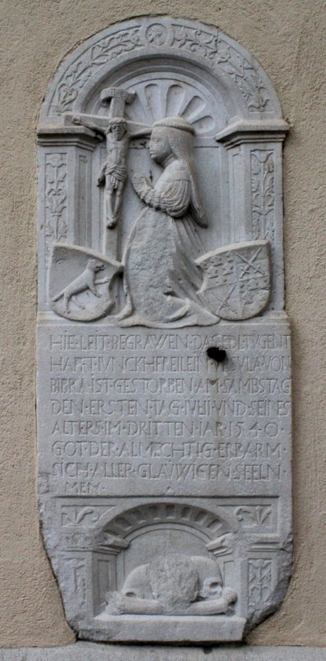 Wolfsberg - Pfarrkirche - Grabplatte11