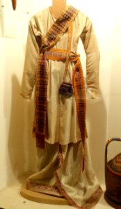 Woman's costume, Cham, Ninh Thuan province - Vietnam National Museum of Fine Arts - Hanoi, Vietnam - DSC05160