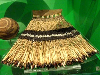 Woman's dance apron, Hupa culture, Northern California, USA, c. 1900 - Royal Ontario Museum - DSC09558