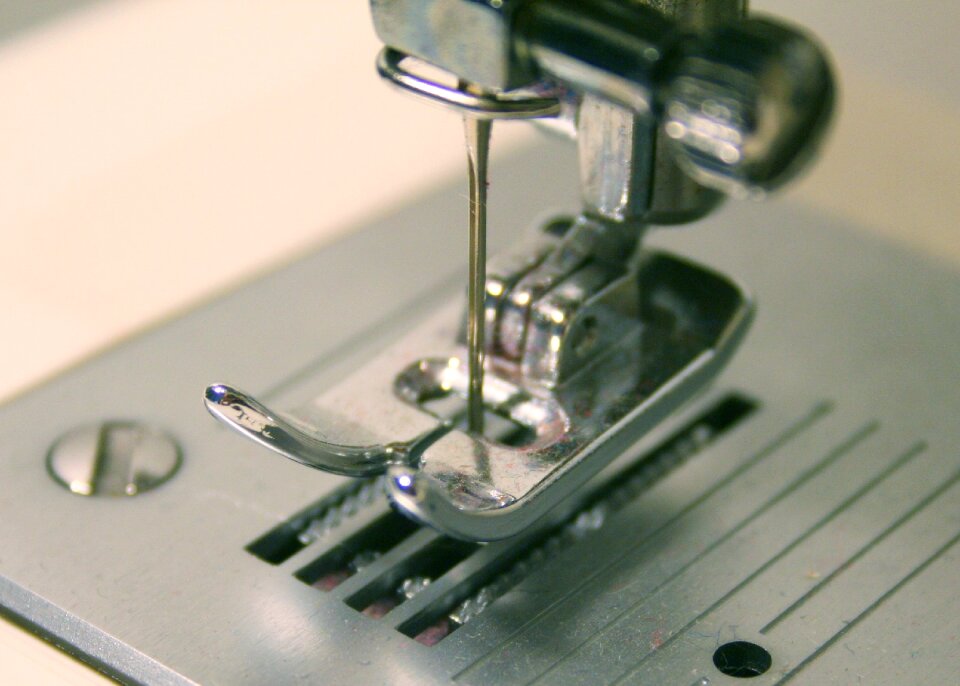 Machine needle work