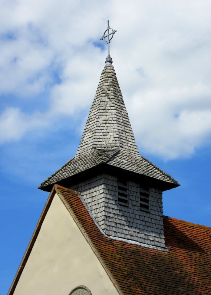 Wisley Church, Wisley Lane, Wisley (June 2015) (Spire)