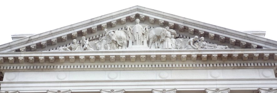 Wisconsin State Capitol pediment (west) - Madison, WI - DSC02770
