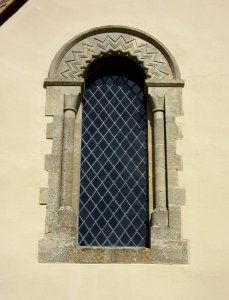 Wisley Church, Wisley Lane, Wisley (June 2015) (Window)
