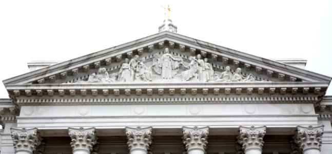 Wisconsin State Capitol pediment (east) - Madison, WI - DSC02752