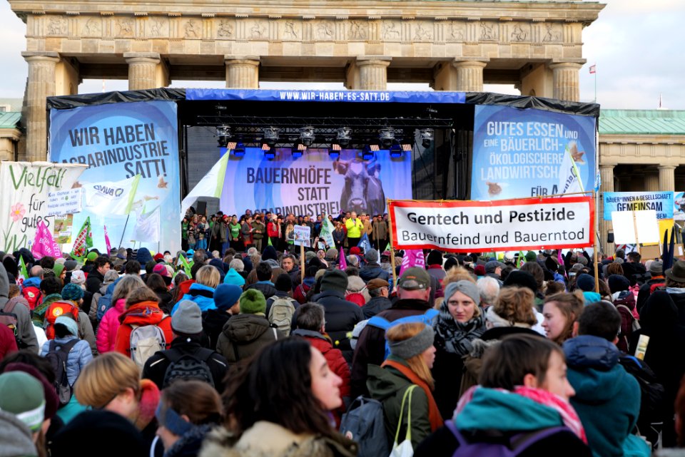 Wir haben es satt demonstration Berlin 2020 end 06