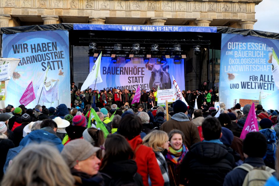 Wir haben es satt demonstration Berlin 2020 end 11