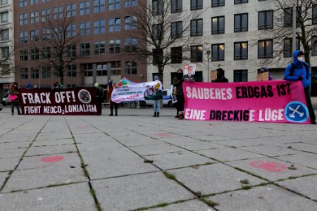 WintershallMustFall protest Berlin 2020-12-11 10