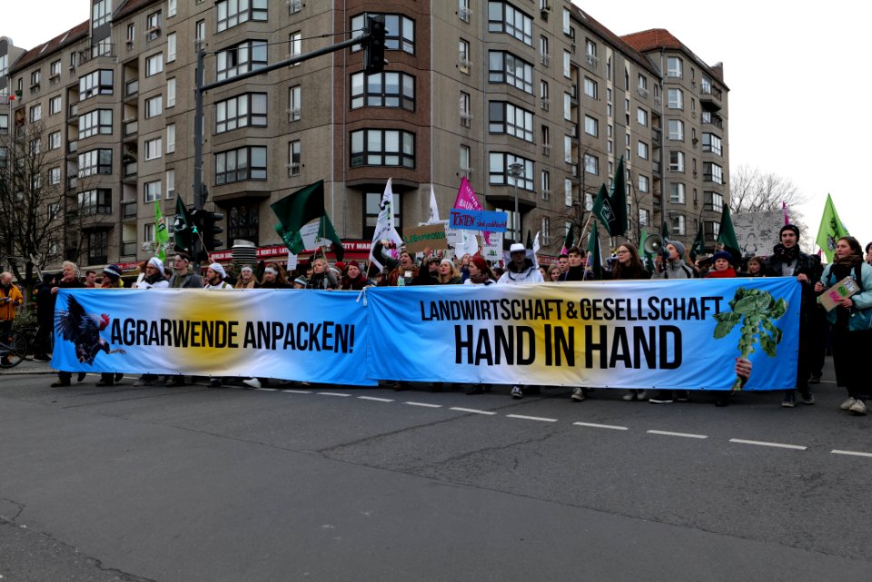 Wir haben es satt demonstration Berlin 2020 front 37