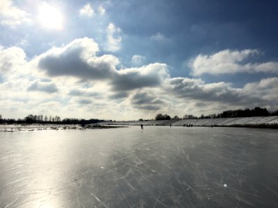 Winter riverscape, Bemmelse Waard
