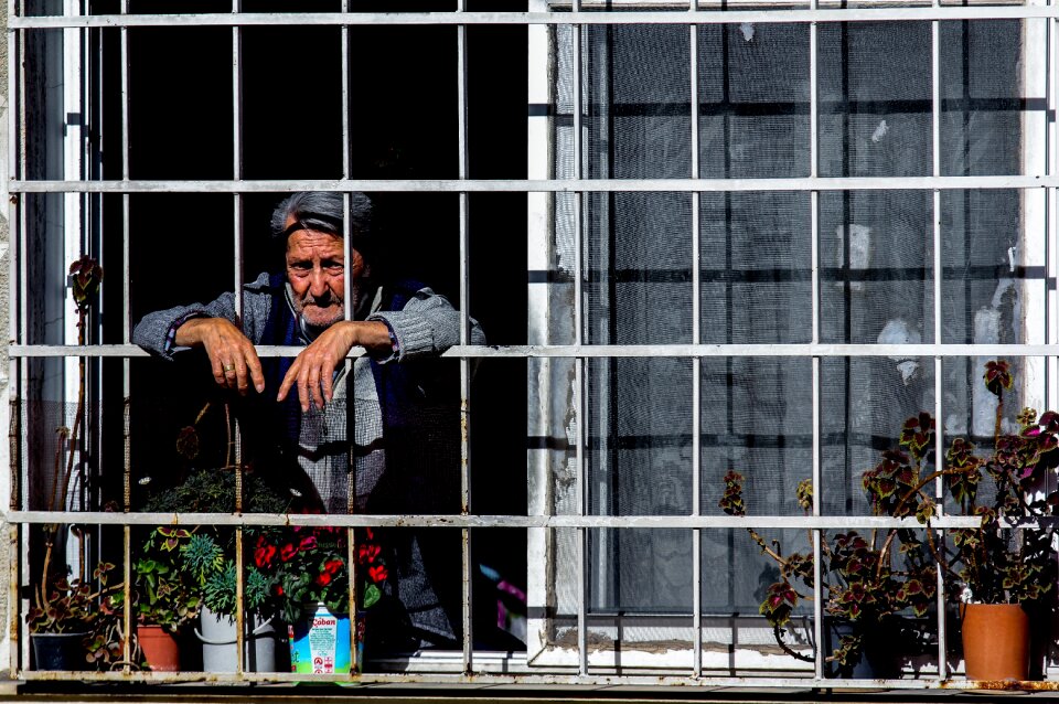 Man window work