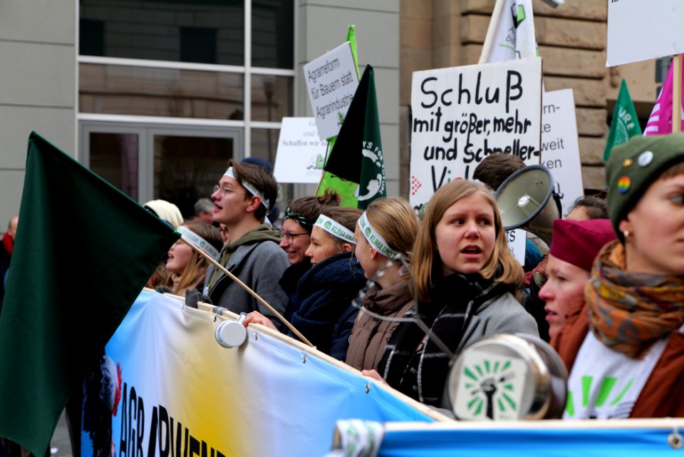 Wir haben es satt demonstration Berlin 2020 front 54