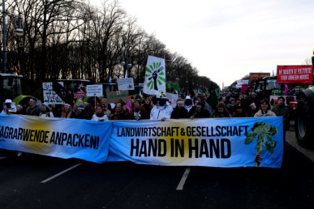 Wir haben es satt demonstration Berlin 2020 front 105