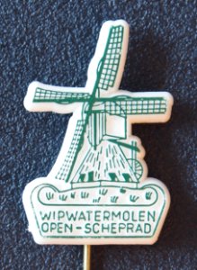 Wipwatermolen, reclame speldje