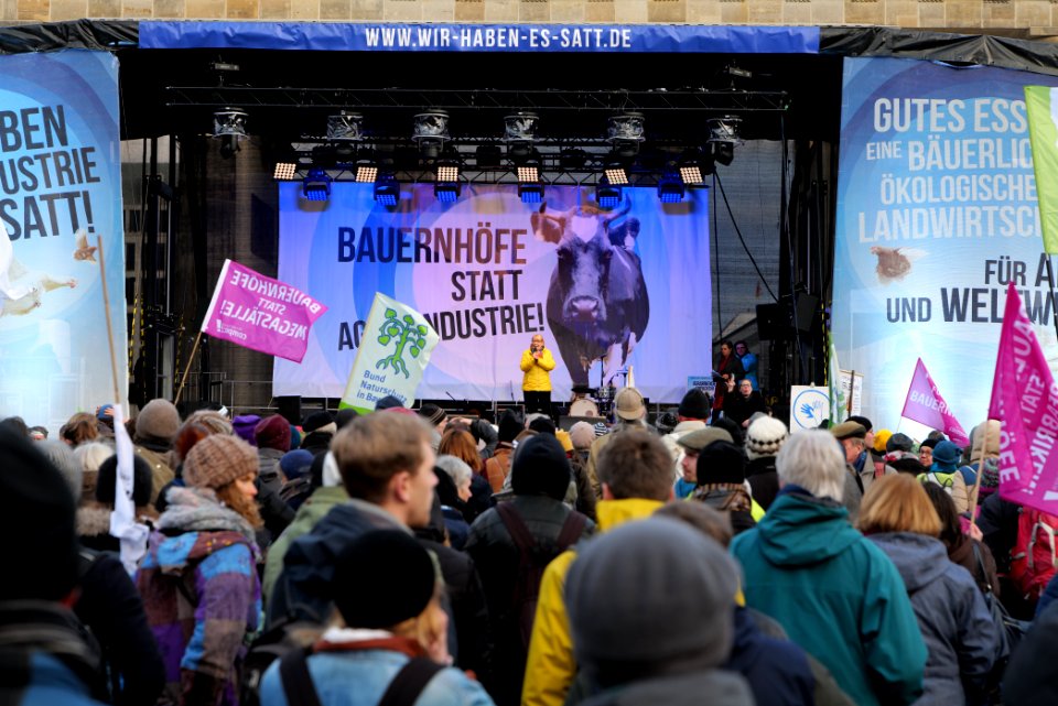 Wir haben es satt demonstration Berlin 2020 end 16