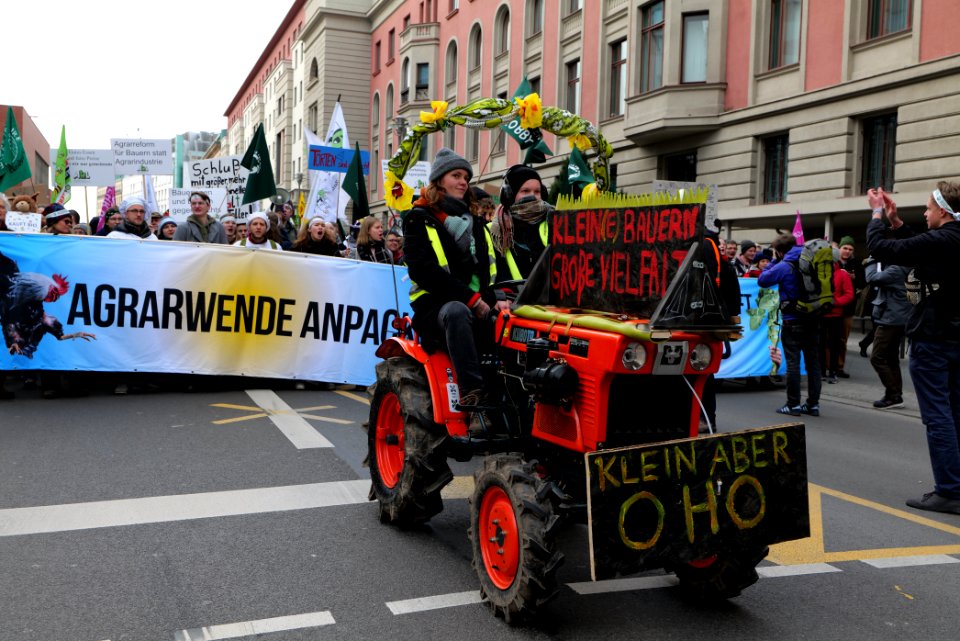 Wir haben es satt demonstration Berlin 2020 front 42