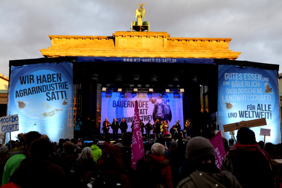 Wir haben es satt demonstration Berlin 2020 end 22