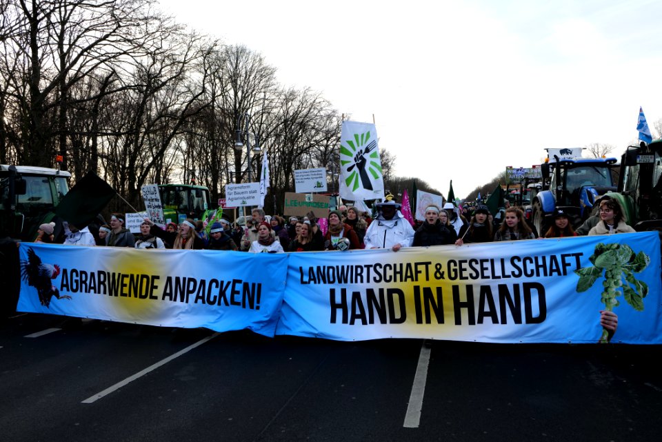 Wir haben es satt demonstration Berlin 2020 front 104