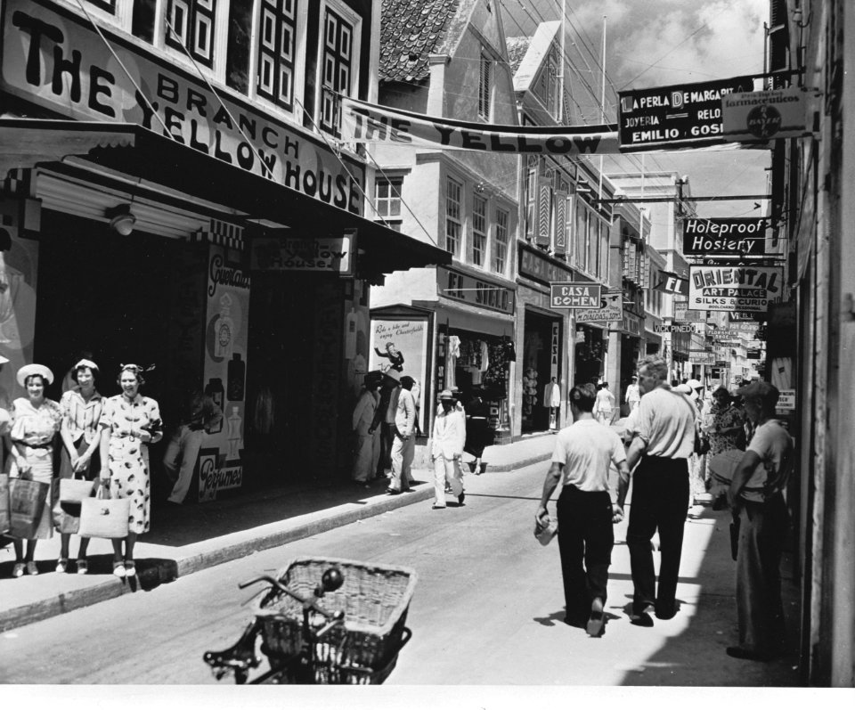 Winkelstraat in Willemstad (Curaçao), Bestanddeelnr 935-1152